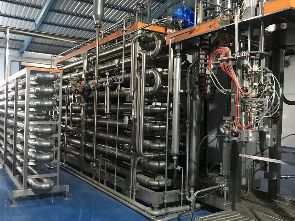 Crushing pulp machine